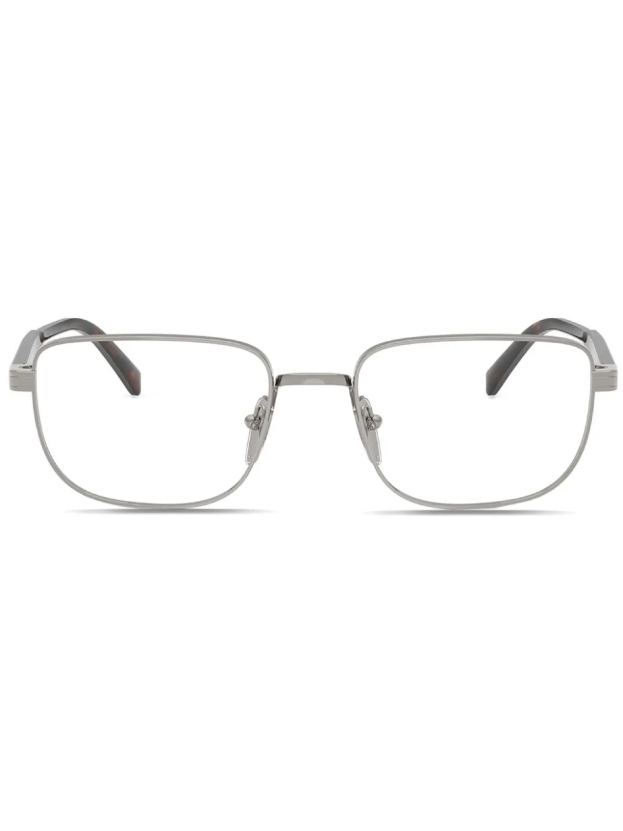 

Очки в квадратной оправе Prada Eyewear, серый