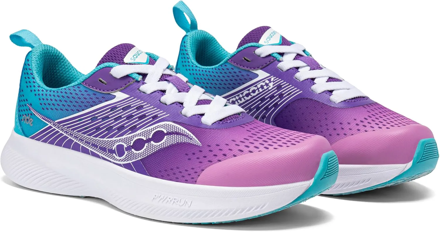 Детские кроссовки Saucony Unisex-Child Ride Kdz, фиолетовый — фото 2