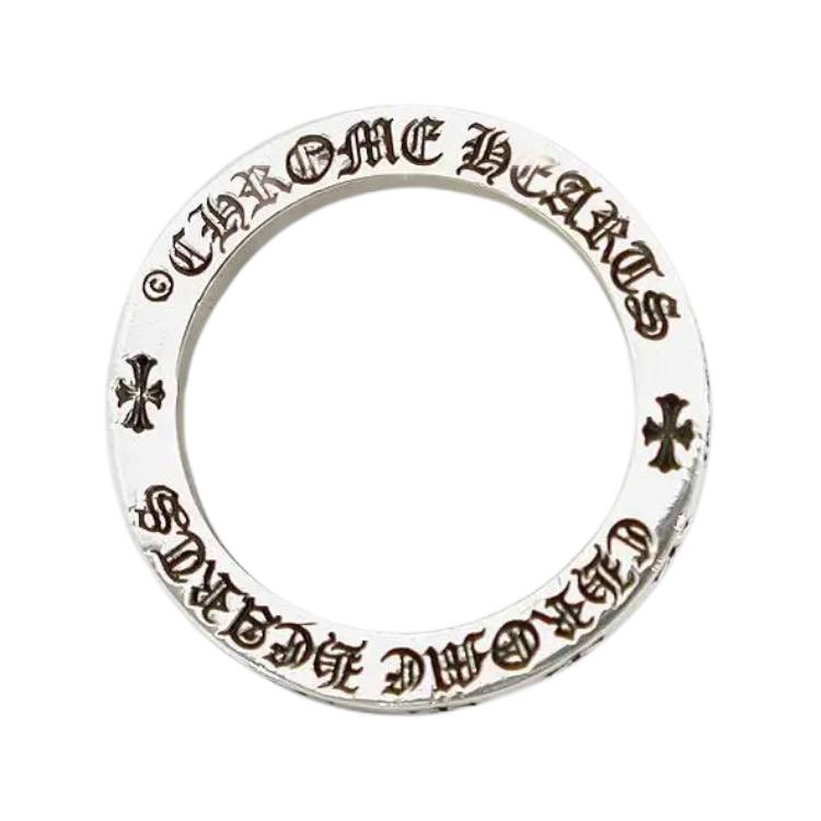 

Кольцо из стерлингового серебра 925 пробы Unisex Silver Chrome Hearts, серебряный
