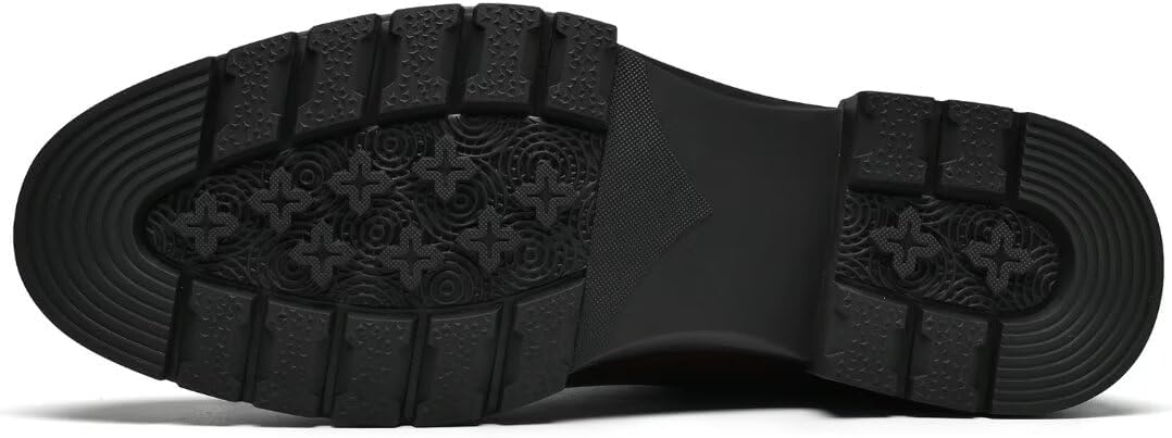 Мужские ботинки Arkbird Chukka из натуральной кожи, классические повседневные ботинки оксфордского стиля, темно-коричневый — фото 4