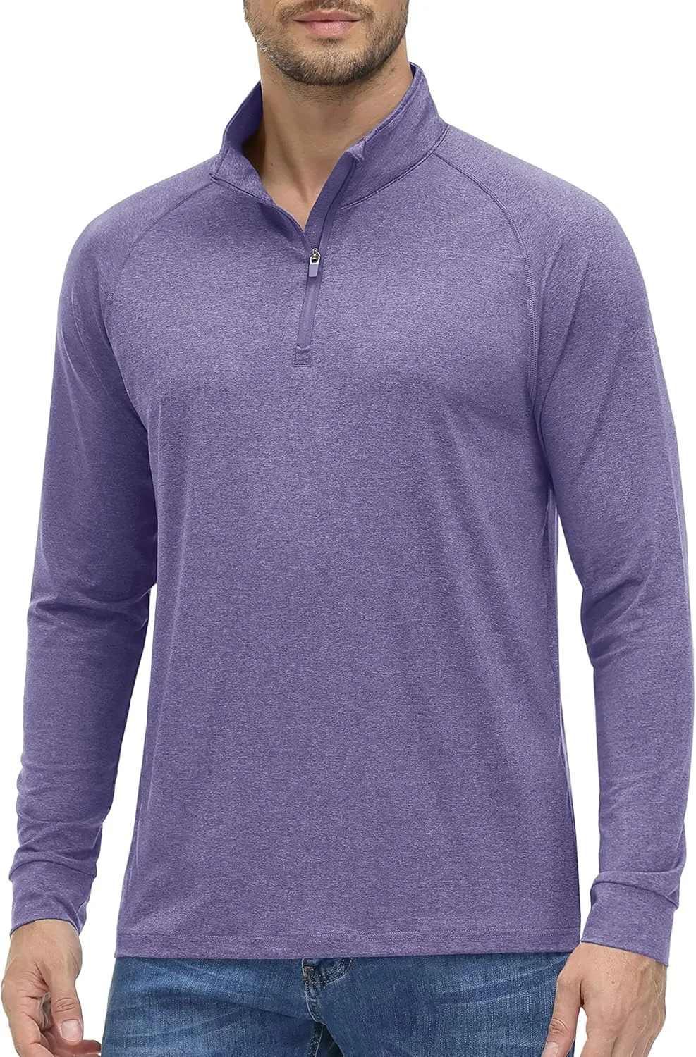 

Мужская спортивная футболка MAGCOMSEN с длинным рукавом и защитой от солнца UPF 50+