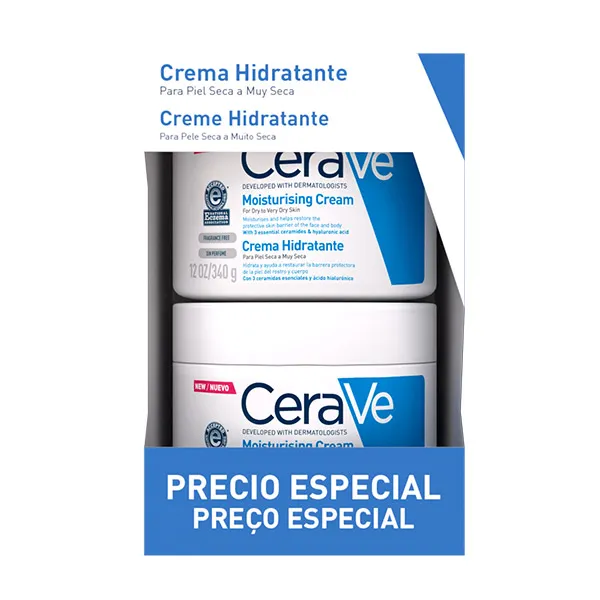 

Для сухой и очень сухой кожи Duplo Crema Hidratante Cerave, 1 UD
