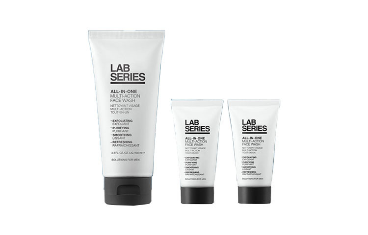 

LANGSHI мужской многофункциональный очищающий гель для умывания набор для ухода за кожей глубокое очищение и увлажнение набор из 3 штук LAB SERIES