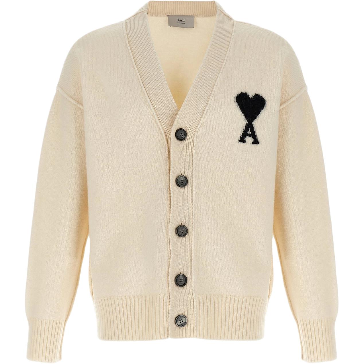 

Кардиган с V-образным вырезом Ami De Coeur AMIPARIS, белый