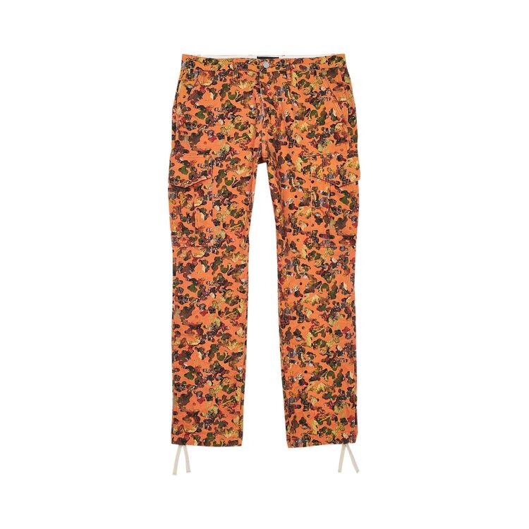 

Брюки PURPLE BRAND Stretch Twill Cargo Pant Neon Orange/Multicolor, оранжевый