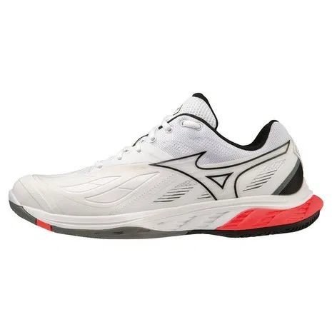 Унисекс кроссовки для бадминтона «Wave Fang 2» от Mizuno, White X Black