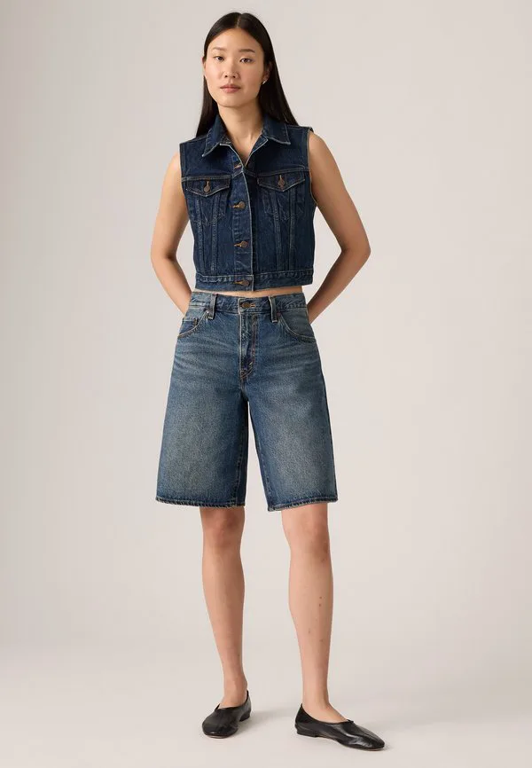 Широкие джинсовые шорты в стиле «папины шорты» Levi'S, Hinged Heart Jort — фото 2