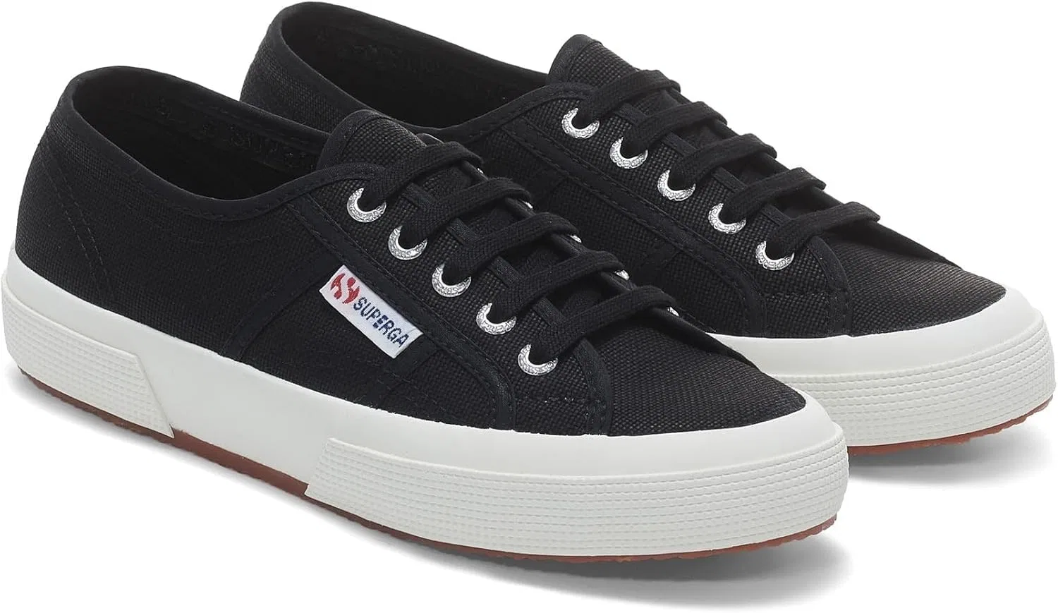 Кроссовки Superga Unisex 2750 Cotu Classic, Black F Avorio Adk Sp — фото 2