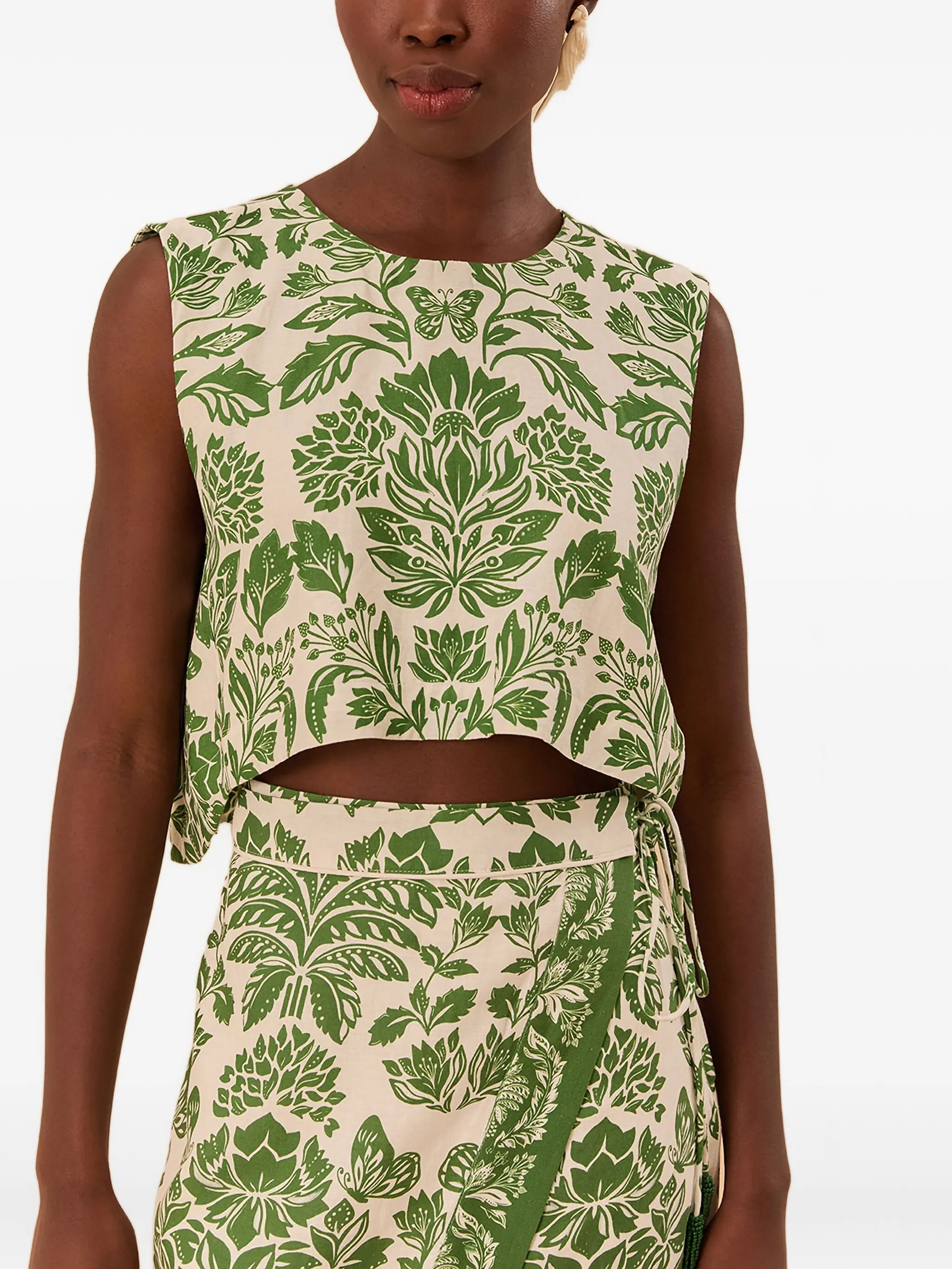 

Топ с принтом Delicate Tapestry Farm Rio, зеленый