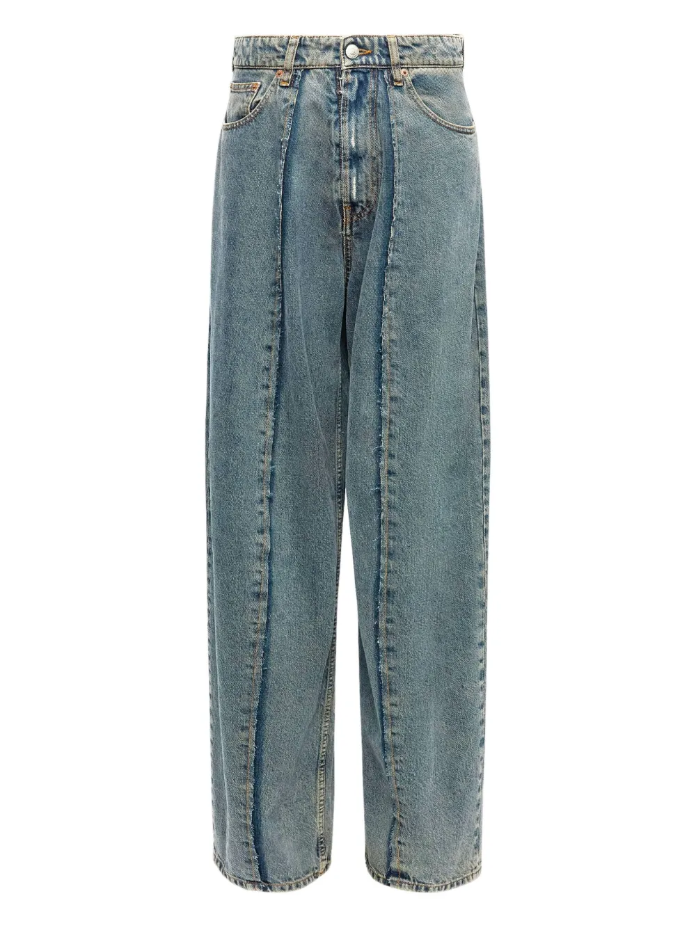 

Джинсы с пятью карманами MM6 Maison Margiela, синий