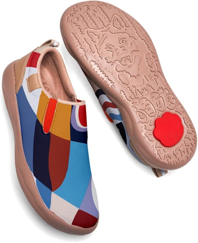 

Мужские слипоны-лоферы Абстрактный арт Росписанные кроссовки Повседневная обувь для отдыха и путешествий Onehorse, Abstract_art 09