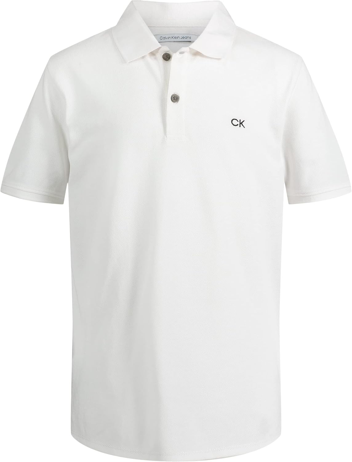 

Поло Calvin Klein для мальчиков с коротким рукавом из микропике, застежка на пуговицы, мягкое и удобное., Classic White, Белый, Поло Calvin Klein для мальчиков с коротким рукавом из микропике, застежка на пуговицы, мягкое и удобное., Classic White