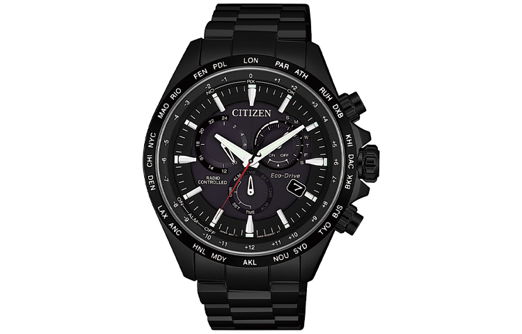 

CITIZEN Часы Airborne Eagle Series Solar Quartz Movement Stainless Steel Strap Watch Men's Watch Black Dial CB5835 83E, Black Dial