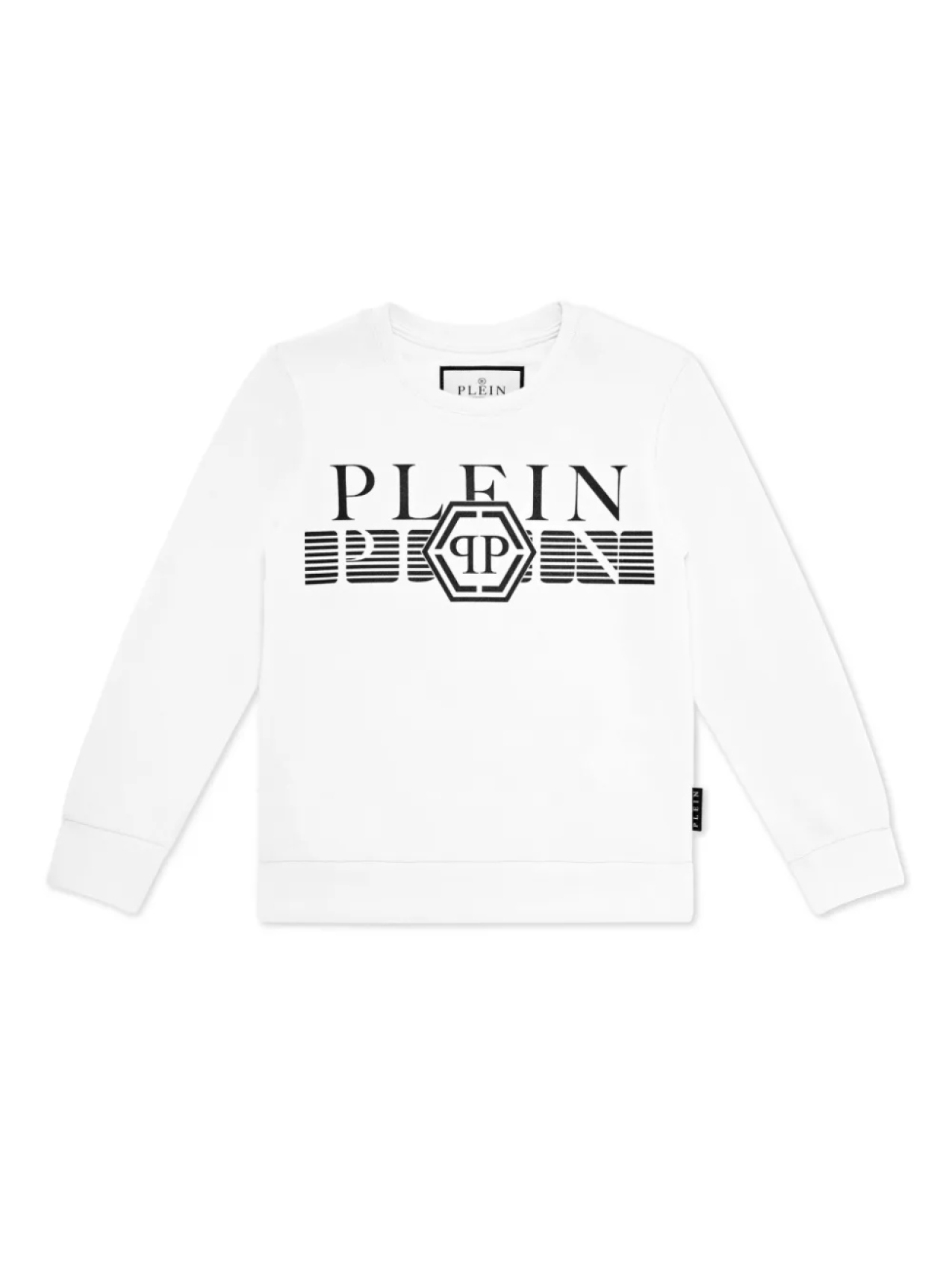 

Толстовка Stripes Philipp Plein Junior, белый