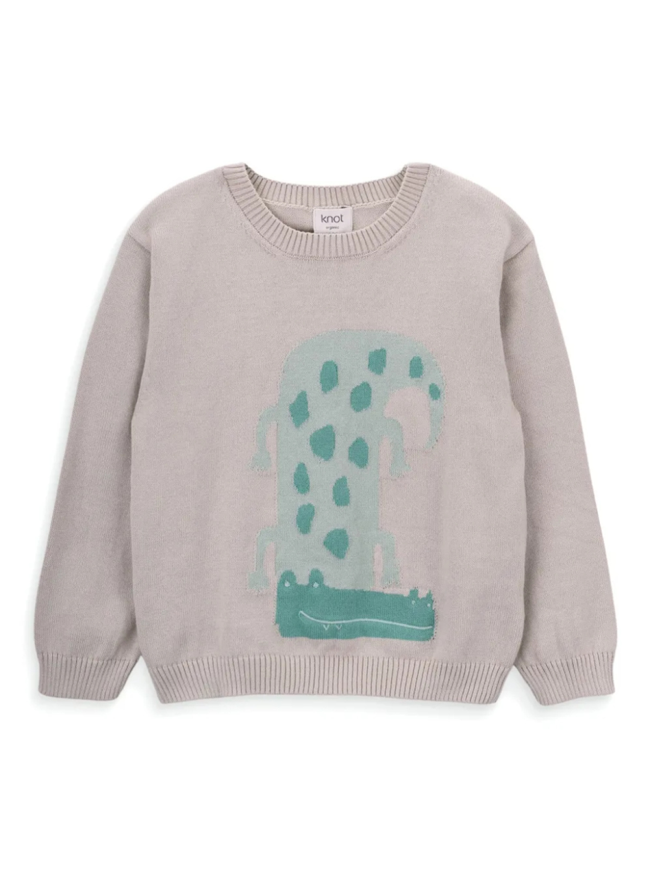 

Knot свитер Crocodile, серый