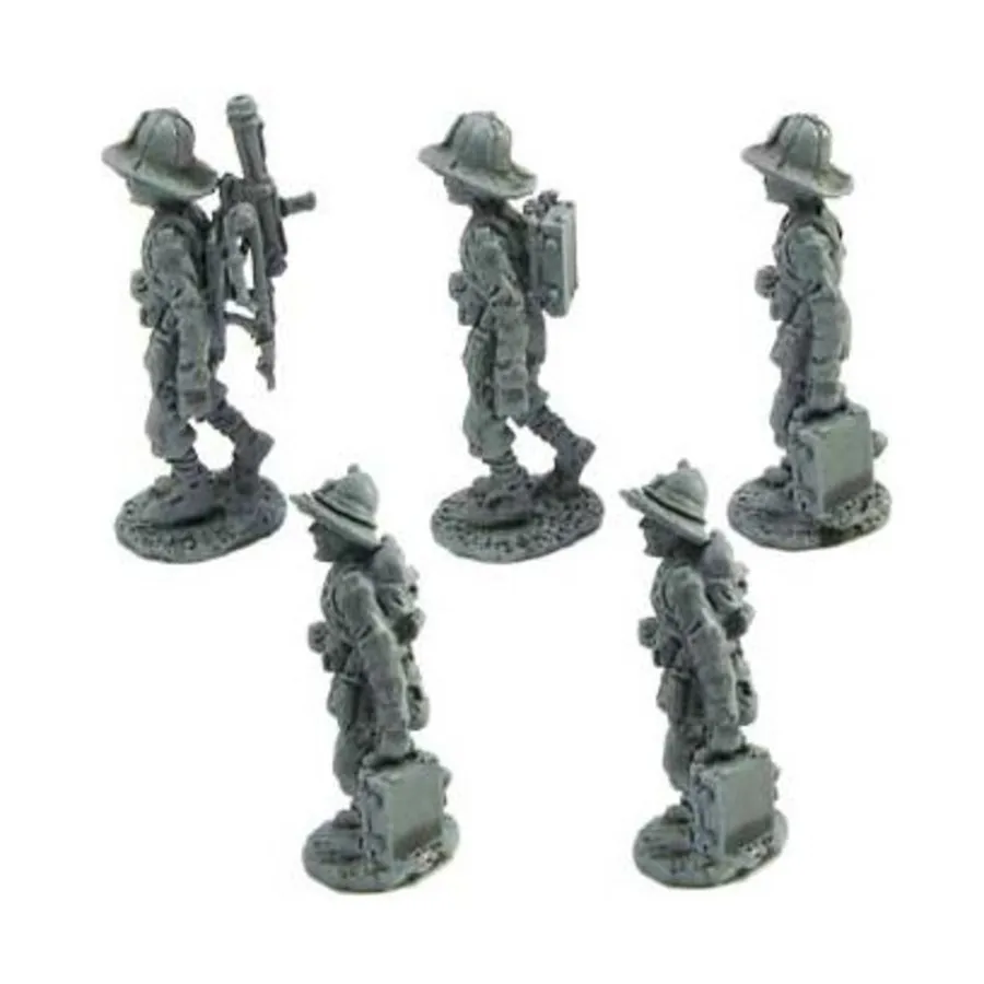 

Артиллерийский расчет в колониальной форме с минометом, Historical Miniatures - World War II - Italians (20mm) (Mirliton SG)