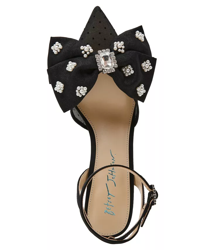 Женские туфли-лодочки Mark Bow Betsey Johnson, черный — фото 4