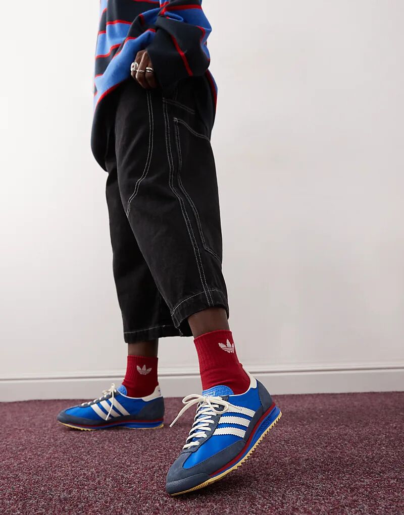 Кроссовки SL 72 OG в сине-белом цвете adidas Originals