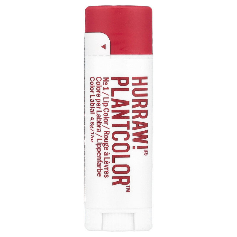 

Hurraw! Balm, PlantColor , краска для губ, № 1, 4,8 г (0,17 унции)