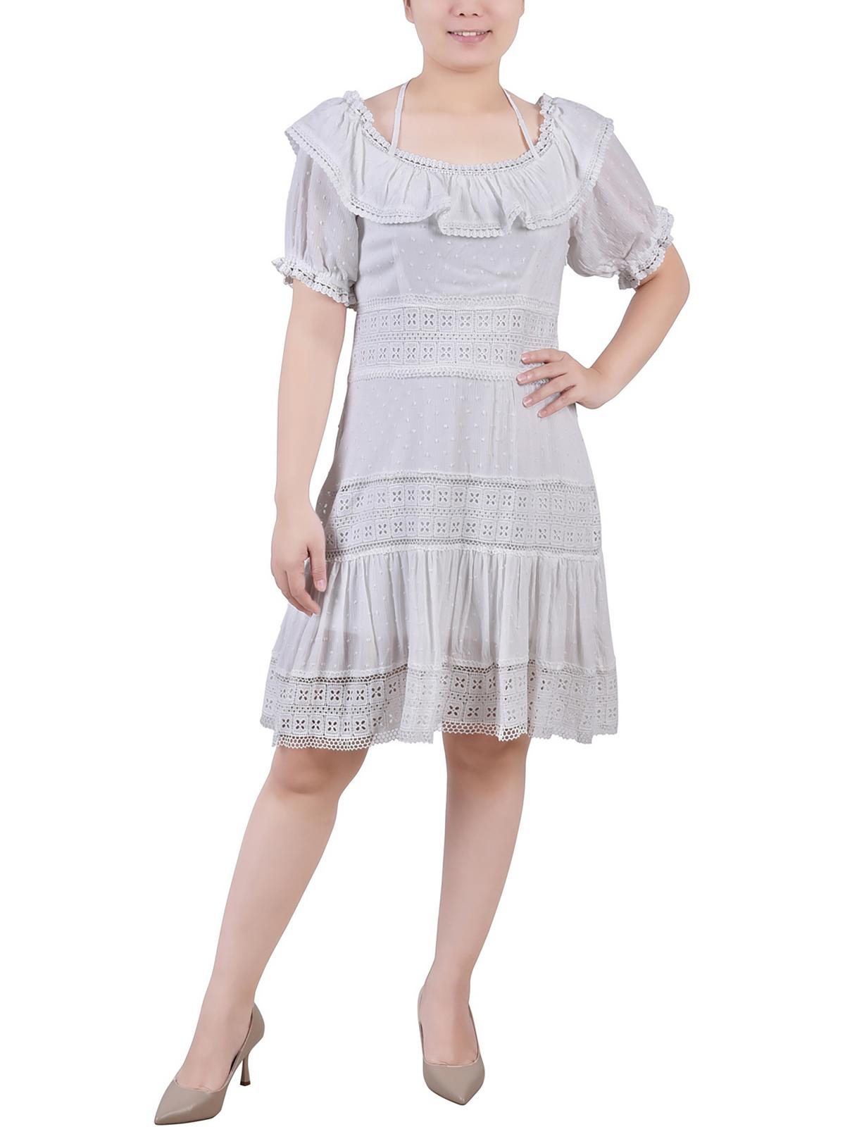 

Платье-футляр длиной до колена для женщин Petites NY Collection, белый