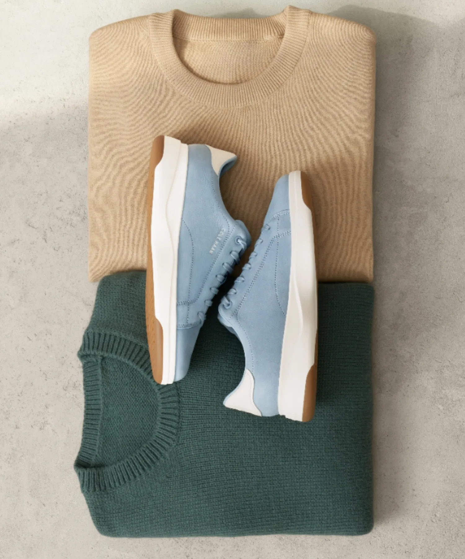 Мужские кожаные кроссовки Cole Haan GrandPro Tennis 2.0 тёмно-синие — фото 3