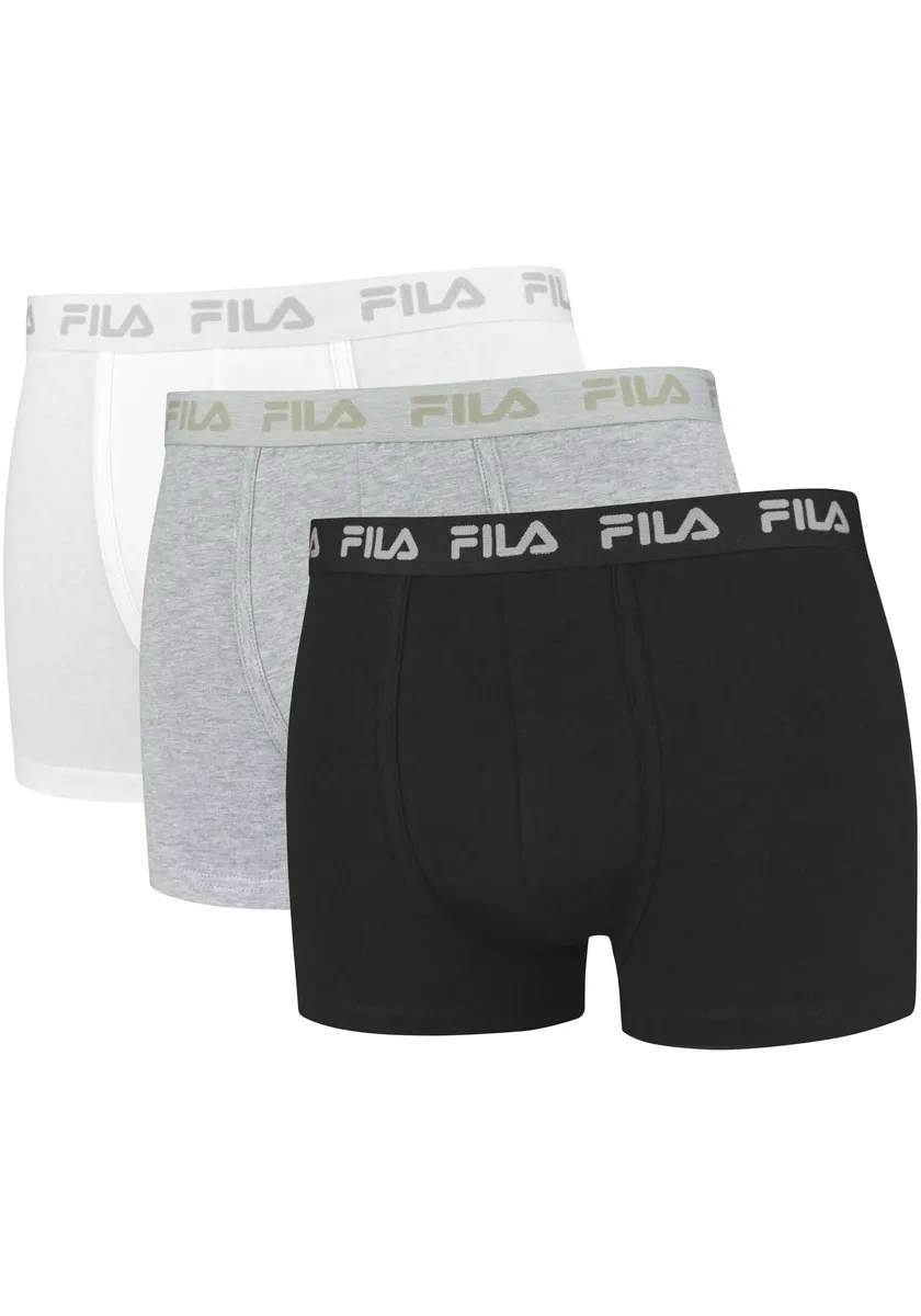 

Боксеры Fila (3 шт.), надпись FILA, цвет Mi
