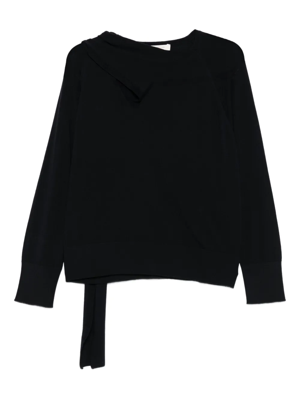 

Свитер с вырезами Incotex, черный