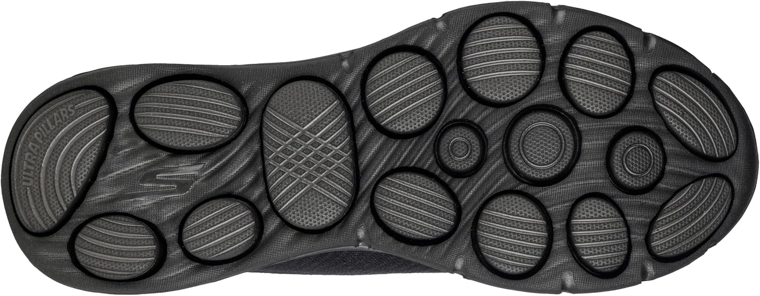 Мужские кроссовки Skechers Go Walk 8 Pate без застежек, черный — фото 3