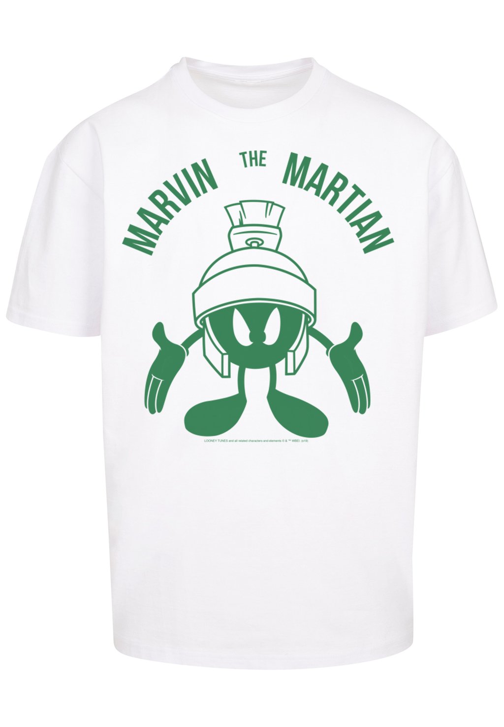 

Футболка с принтом LOONEY TUNES MARVIN THE MARTIAN LARGE HEAD F4NT4STIC, белый