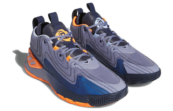 Кроссовки Adidas D Rose Son Of Chi 2.0 'Purple', серый — фото 3