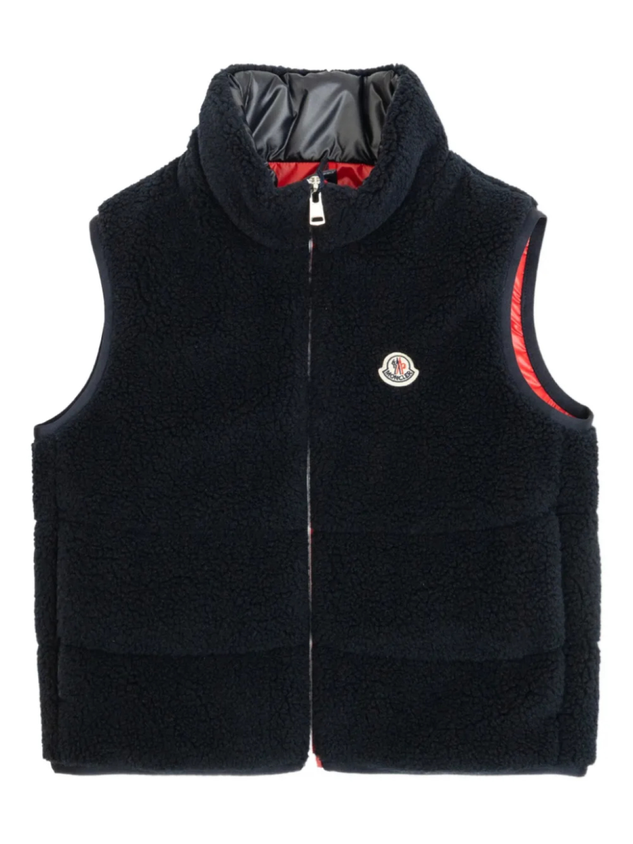 

Жилет с логотипом Moncler Enfant, синий