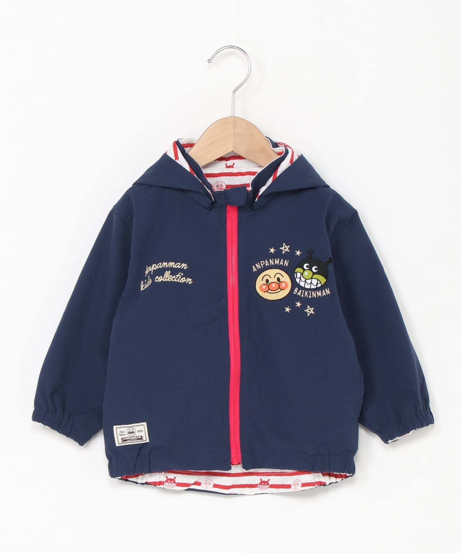 Детская коллекция Anpanman / (K) Двусторонняя куртка с капюшоном Anpanman Anpanman Kids Collection, Navy