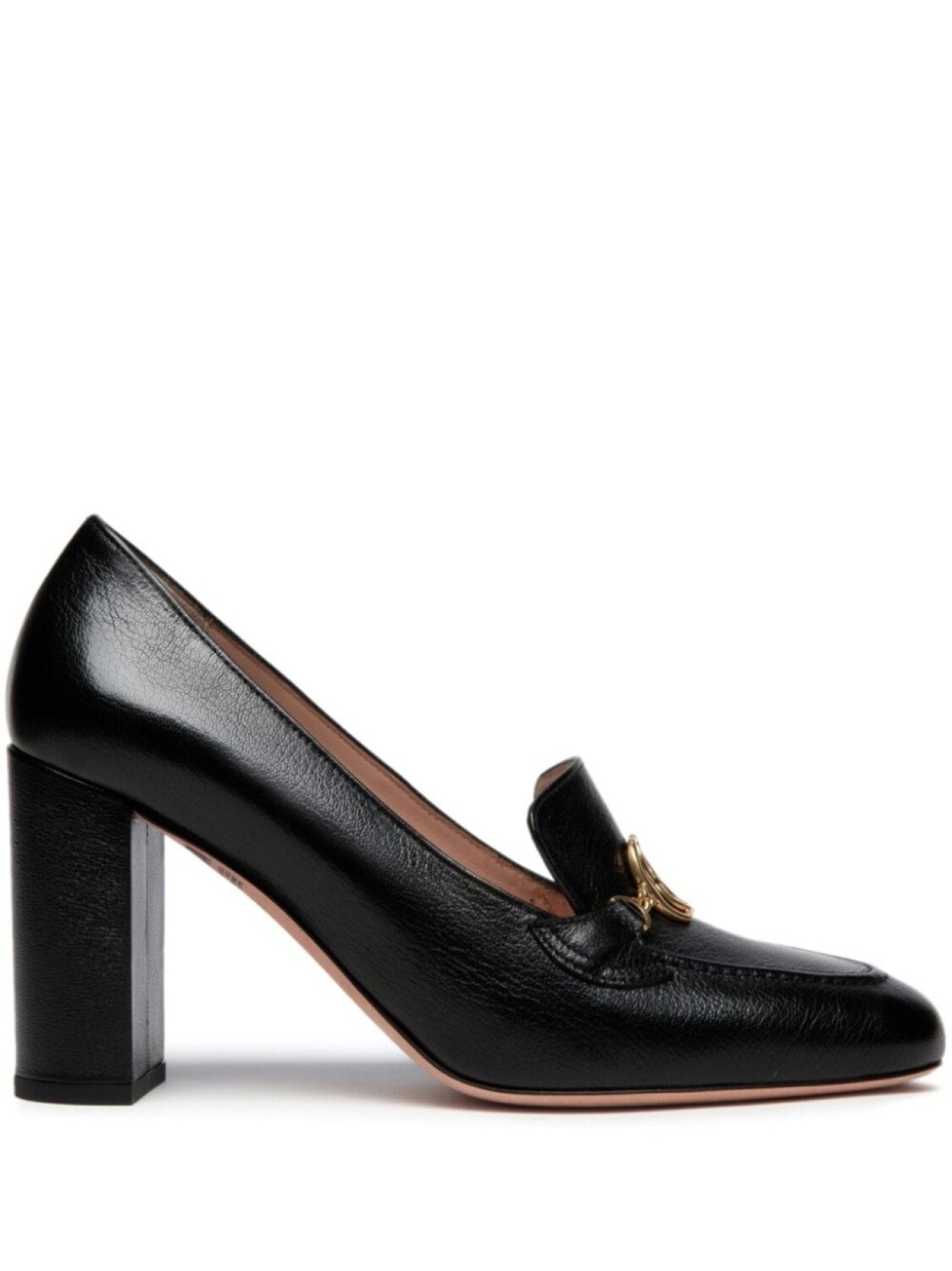 Bally туфли-лодочки с эмблемой 10 мм, черный