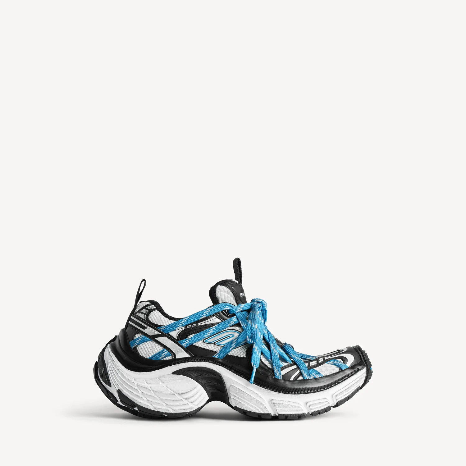 BALENCIAGA Мужские кроссовки 6xl Extreme Laces в белом/синем/черном цвете