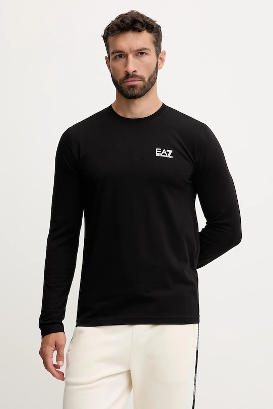 

Лонгслив Ea7 Emporio Armani, черный