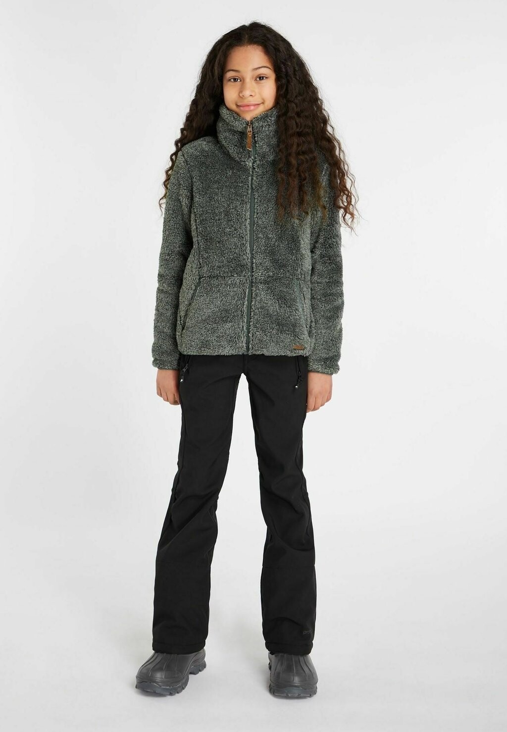 

Флисовая куртка Riri Jr Protest, цвет mistygreen