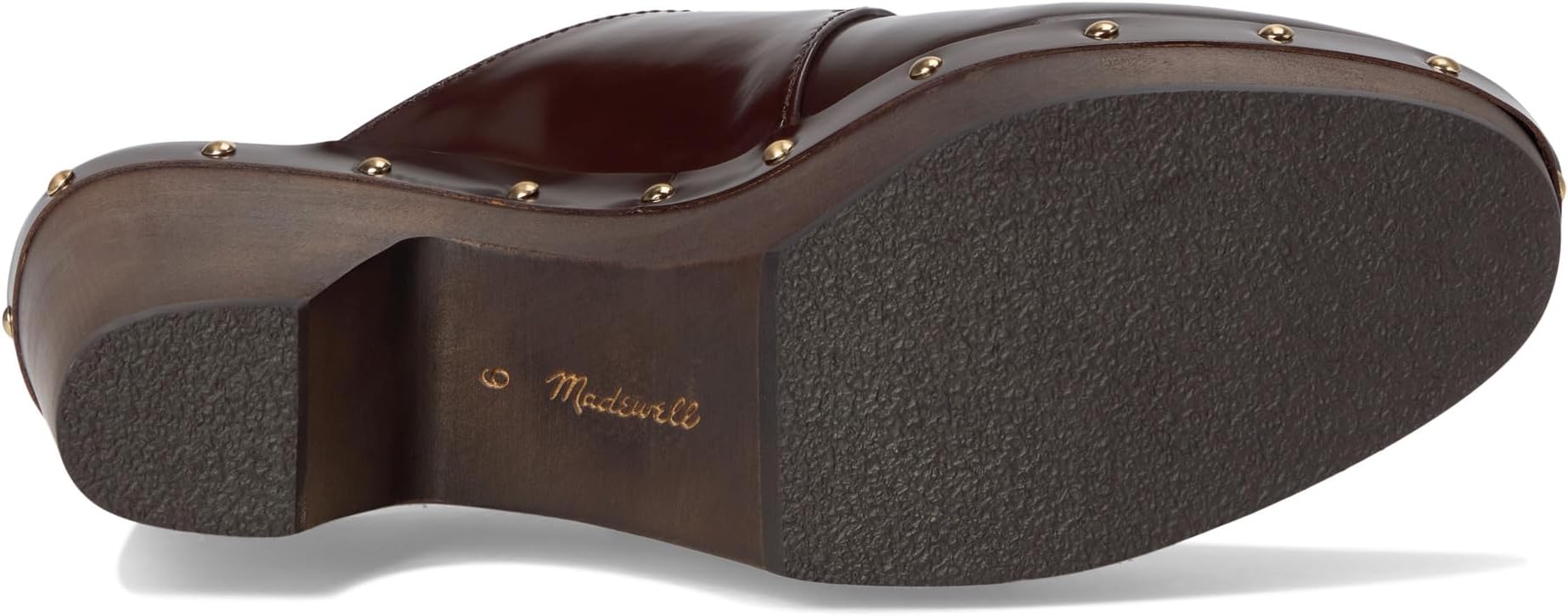 Туфли Madewell Finneas Clog - Buckle, цвет Stained Rosewood — фото 3