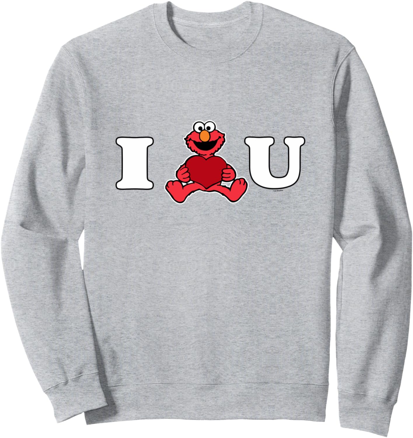 

Толстовка с изображением Элмо из Улицы Сезам Sesame Street, серый