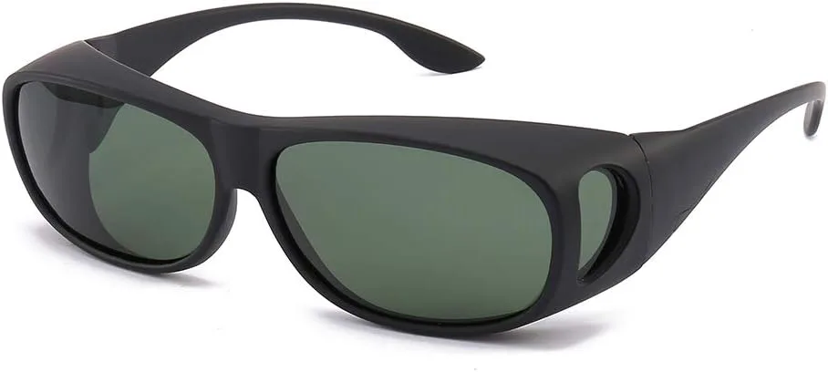 

Очки для вождения в ночное и дневное время с антибликовым покрытием и поляризованными линзами, подходящие для мужчин и женщин Gemgoo, Dark Green Lens+black Frame