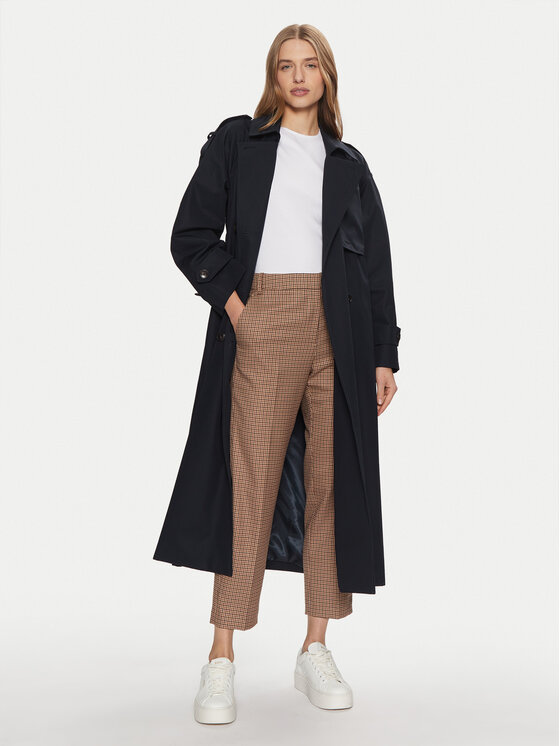 Пальто свободного покроя WW0WW45918 Tommy Hilfiger, синий — фото 2