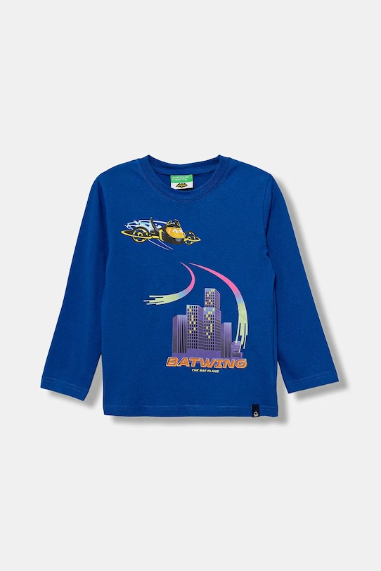 

Детская хлопковая кофта с длинным рукавом United Colors Of Benetton, синий