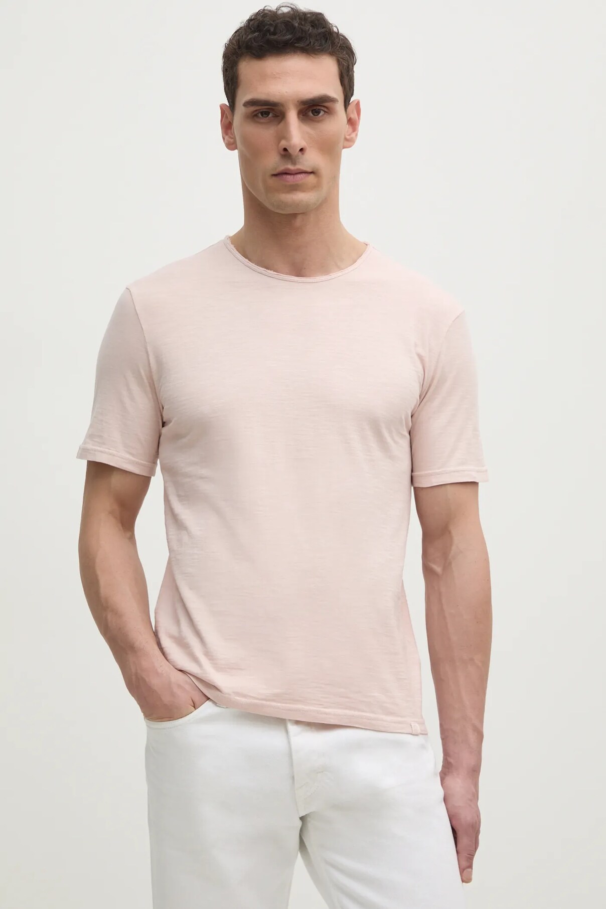

Футболка из хлопка United Colors Of Benetton, розовый