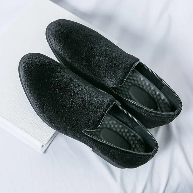 Лоферы вельветовые Men's Luxury, Black Senlongbao — фото 2