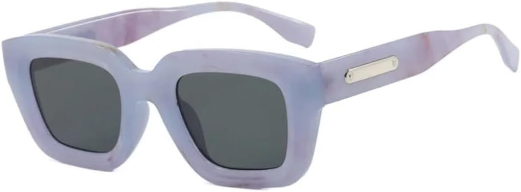 

Солнцезащитные очки с защитой от УФ-излучения UV400 | Компактная и легкая оправа | Линзы ярких цветов для занятий спортом на открытом воздухе и вождения DSVIGF, Marble Gray