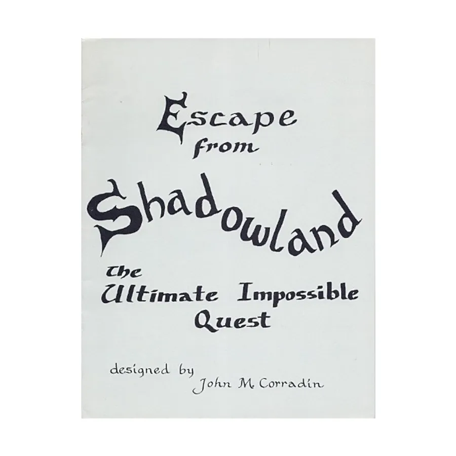 

Модуль Escape from Shadowland, Fantasy Modules (Wilmark Dynasty)