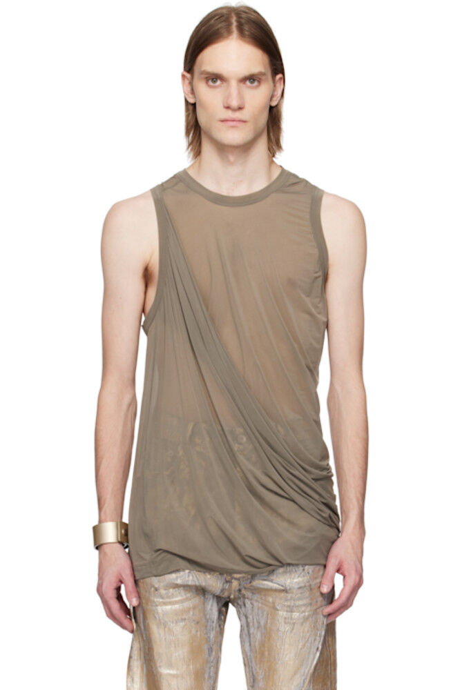 

Серый топ с надписью Hollywood Anthem Rick Owens