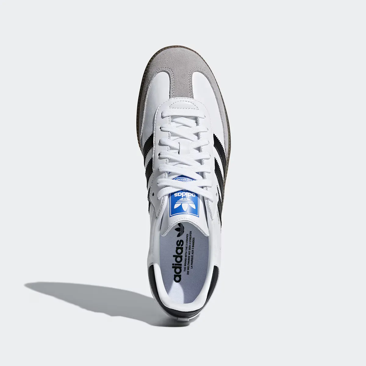 Унисекс повседневные кроссовки Samba OG Adidas Originals, белый — фото 3