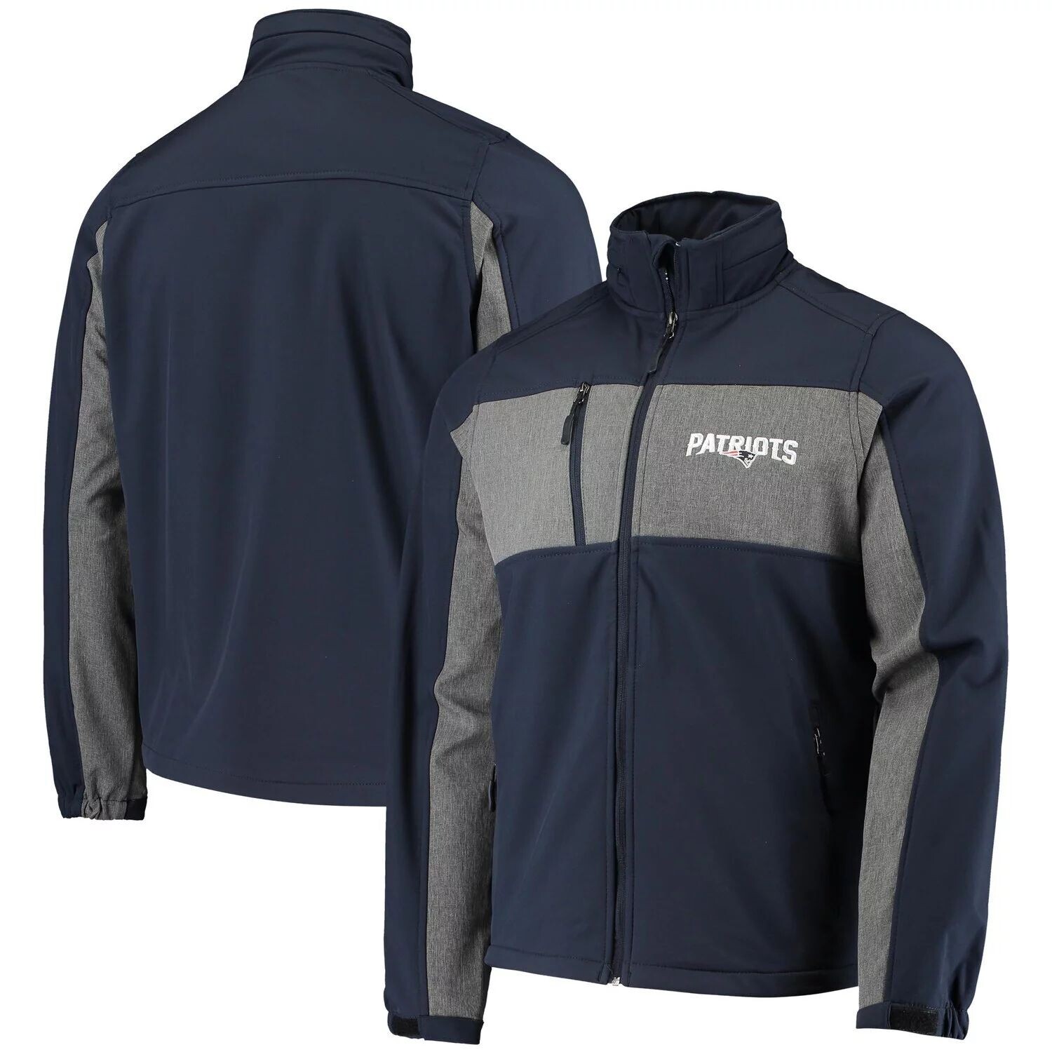 

Мужская темно-синяя куртка Dunbrooke New England Patriots Circle Zephyr Softshell с молнией во всю длину, Синий, Мужская темно-синяя куртка Dunbrooke New England Patriots Circle Zephyr Softshell с молнией во всю длину