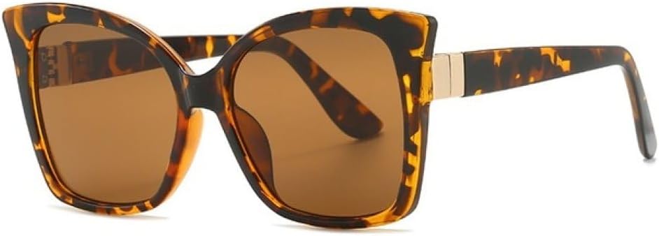 

Крупные квадратные солнцезащитные очки для мужчин и женщин, модные солнцезащитные очки с леопардовым принтом, стильные очки класса люкс с защитой от УФ-излучения UV400 LVTFCO, Leopard