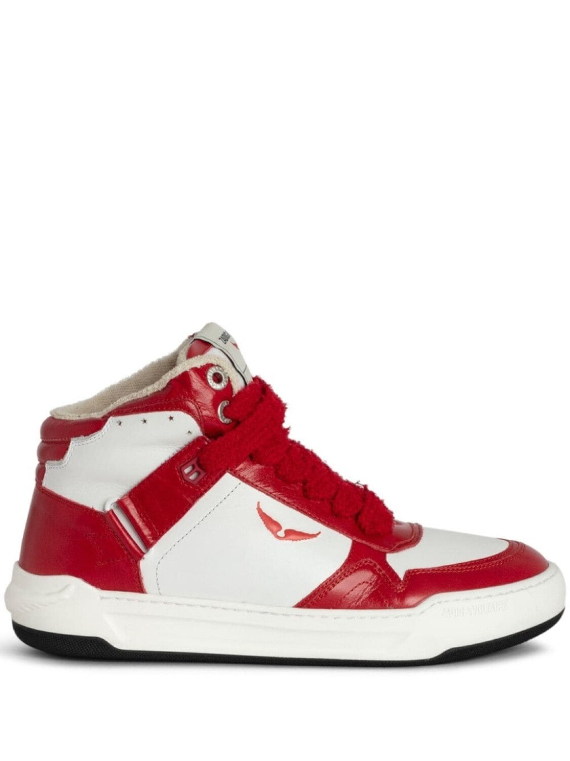 

Zadig&Voltaire высокие кеды Wings, красный